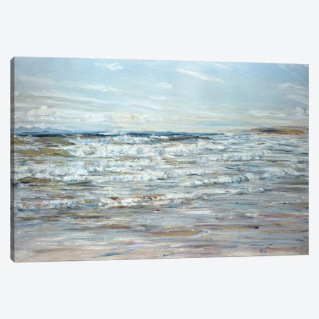 And All The Choral Waters Sang Canvas Print #BMN12143} by William McTaggart Art Print