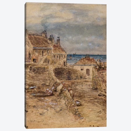 Red Roofs, 1881 Canvas Print #BMN12157} by William McTaggart Art Print