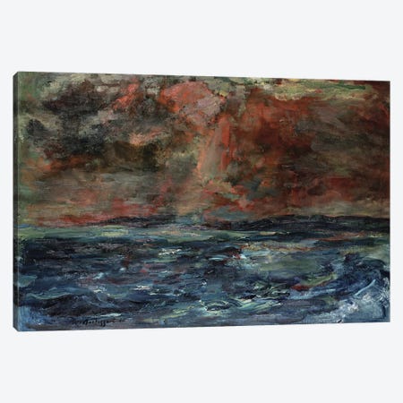 Storm Cloud Canvas Print #BMN12159} by William McTaggart Canvas Wall Art