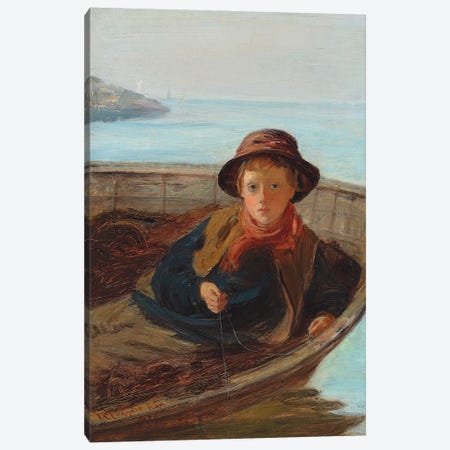 The Fisher Boy, 1870 Canvas Print #BMN12162} by William McTaggart Canvas Print