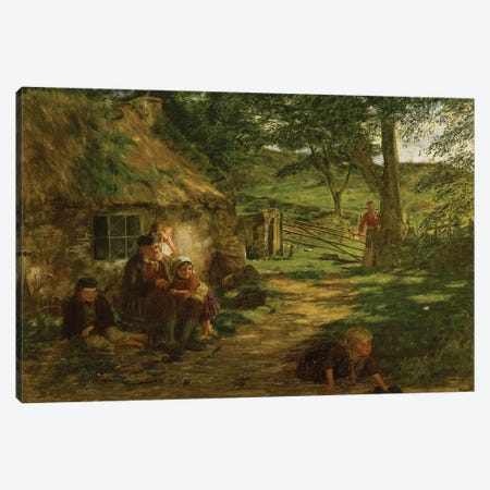 The Old Pathway, 1861 Canvas Print #BMN12163} by William McTaggart Canvas Print