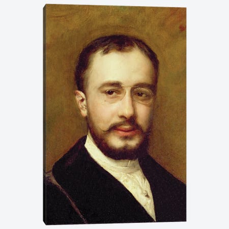 Portrait Of Toulouse-Lautrec Canvas Print #BMN12176} by Charles Emile Auguste Carolus-Duran Canvas Art Print