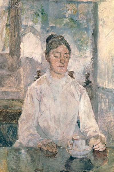 Henri de Toulouse-Lautrec: Adele Tapie De Celeyran Countess Of Toulouse-Lautrec-Monfa, 1881 by Henri de Toulouse-Lautrec