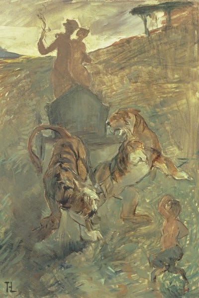 Henri de Toulouse-Lautrec: Allegory, The Spring Of Life, 1883 by Henri de Toulouse-Lautrec