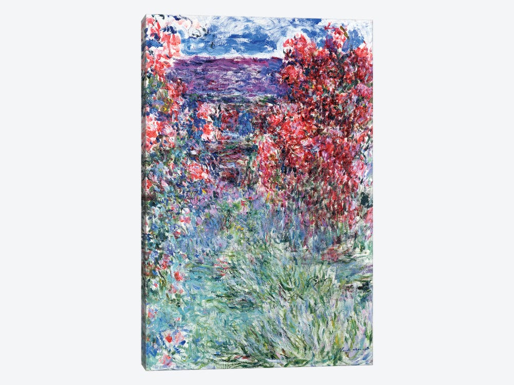 The House at Giverny under the Roses, 1925  by Claude Monet 1-piece Canvas Artwork