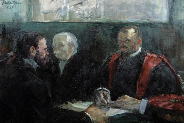 Henri de Toulouse-Lautrec: An Exam At The Faculty Of Medicine Of Paris In 1901 by Henri de Toulouse-Lautrec