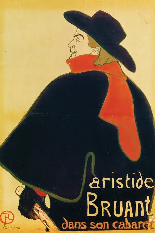 Aristide Bruant In His Cabaret, 1893