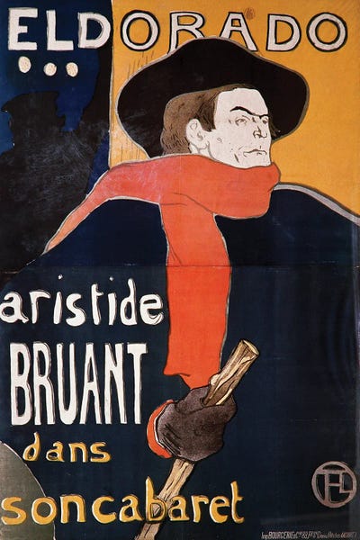 Henri de Toulouse-Lautrec: Aristide Sparrow In His Cabaret, 1892 by Henri de Toulouse-Lautrec