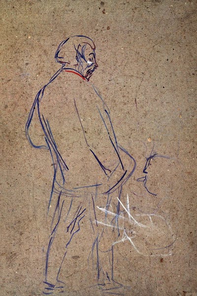 Aristide Sparrow Singing In His Cabaret, 1892