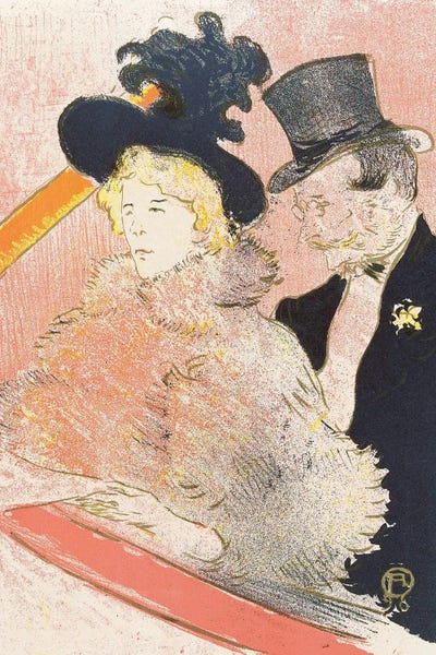 Henri de Toulouse-Lautrec: At Les Decadents by Henri de Toulouse-Lautrec