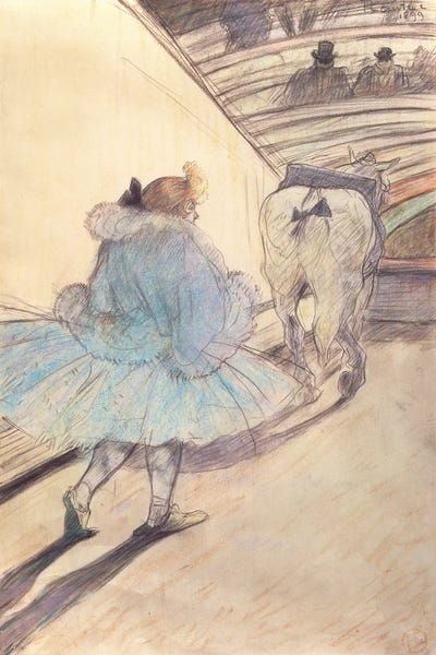 Henri de Toulouse-Lautrec: At The Circus, Entering The Ring by Henri de Toulouse-Lautrec