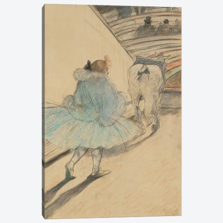At The Circus: Entering The Ring, 1899 Canvas Print #BMN12219} by Henri de Toulouse-Lautrec Canvas Print