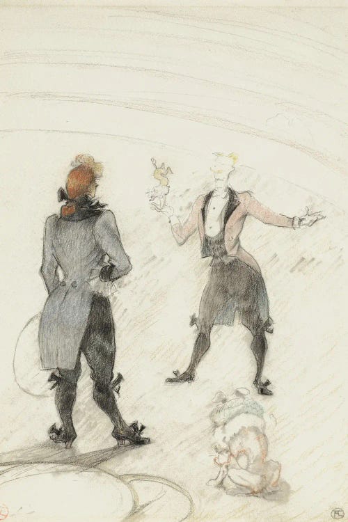 At The Circus: The Dog Trainer, 1899