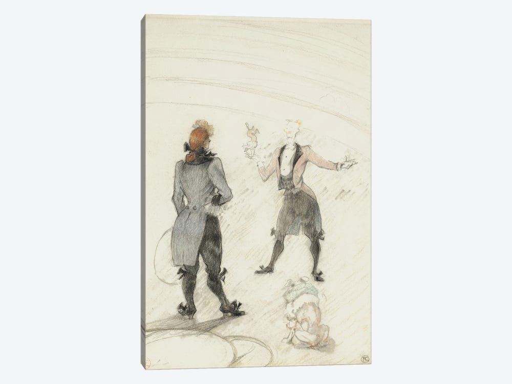 At The Circus: The Dog Trainer, 1899 by Henri de Toulouse-Lautrec 1-piece Art Print