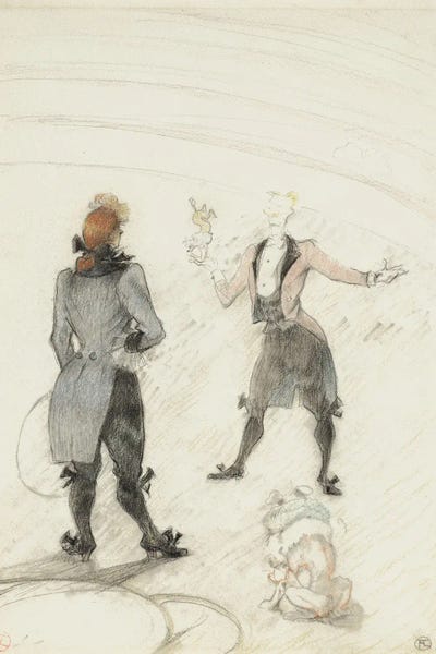 Performing Arts: At The Circus: The Dog Trainer, 1899 by Henri de Toulouse-Lautrec