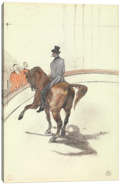 At The Circus: The Spanish Walk, 1899 Canvas Art Print - Entertainer Art