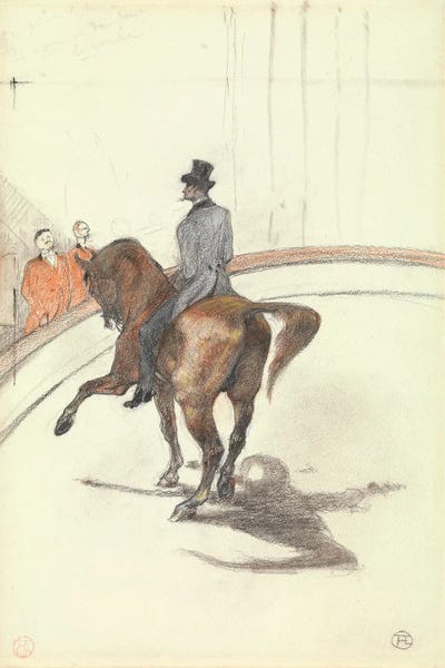 Henri de Toulouse-Lautrec: At The Circus: The Spanish Walk, 1899 by Henri de Toulouse-Lautrec