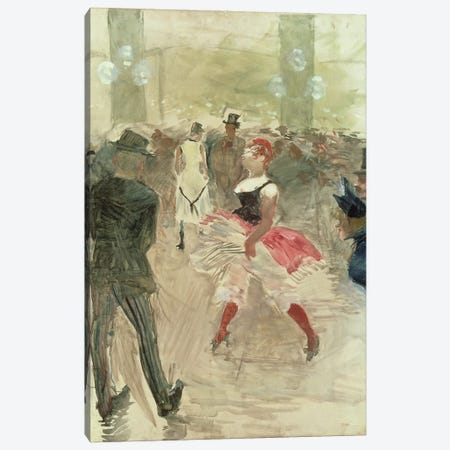 At The Elysee, Montmartre, 1888 Canvas Print #BMN12226} by Henri de Toulouse-Lautrec Canvas Print