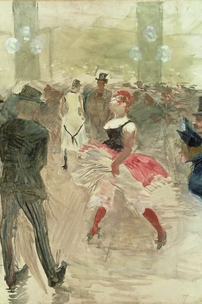 Performing Arts: At The Elysee, Montmartre, 1888 by Henri de Toulouse-Lautrec