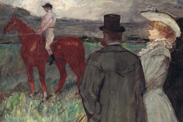 Henri de Toulouse-Lautrec: At The Racecourse, 1899 by Henri de Toulouse-Lautrec