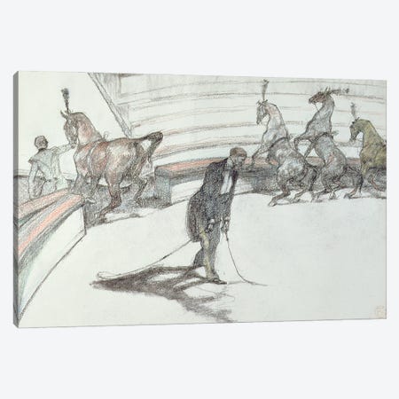 Au Cirque: Chevaux En Liberte, 1899 Canvas Print #BMN12233} by Henri de Toulouse-Lautrec Canvas Art Print