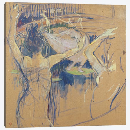 Ballet By Papa Chrysanthème, 1892 Canvas Print #BMN12238} by Henri de Toulouse-Lautrec Canvas Art Print
