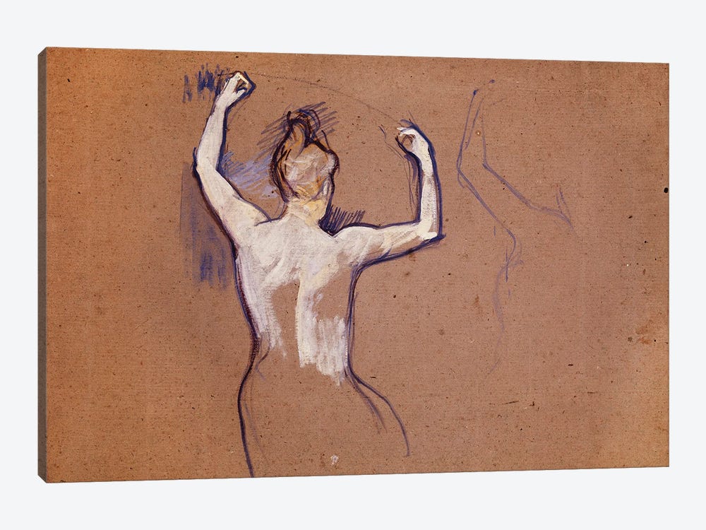 Ballet De Papa Chrysanthme , 1893 by Henri de Toulouse-Lautrec 1-piece Canvas Art Print
