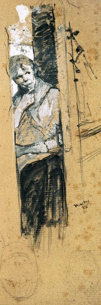 Henri de Toulouse-Lautrec: Behind The Scenes, 1888 by Henri de Toulouse-Lautrec