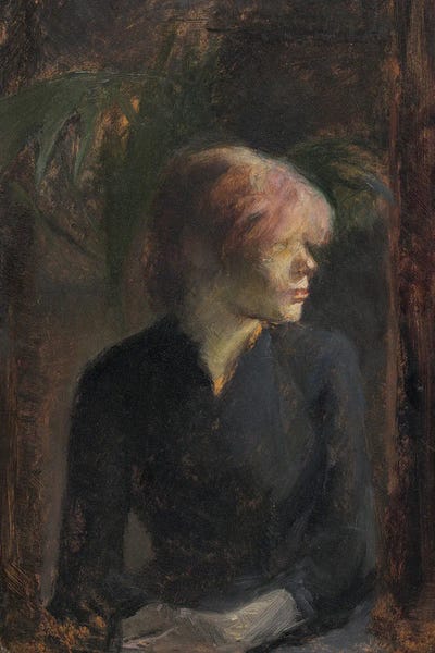 Henri de Toulouse-Lautrec: Carmen Gaudin, 1885 by Henri de Toulouse-Lautrec