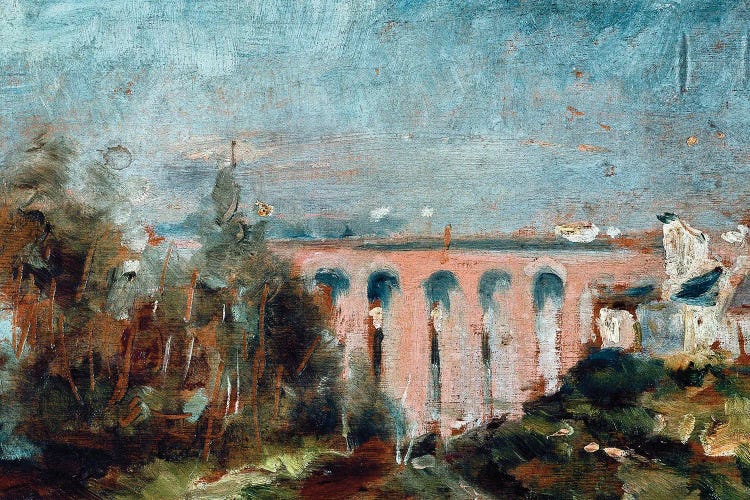 Castelviel Viaduct In Albi, 1880 by Henri de Toulouse-Lautrec wall art