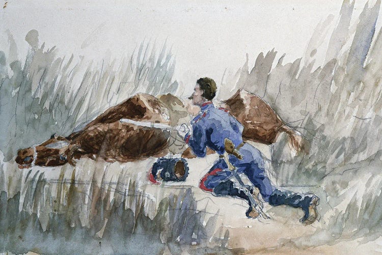 Cavalry Manoeuvre, C.1881