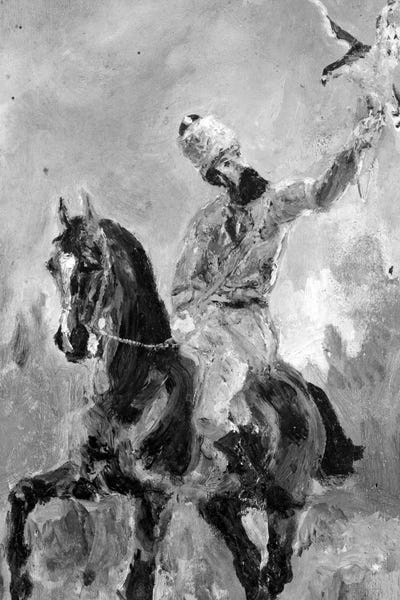 Comte Alphonse De Toulouse-Lautrec 1881 by Henri de Toulouse-Lautrec framed canvas print