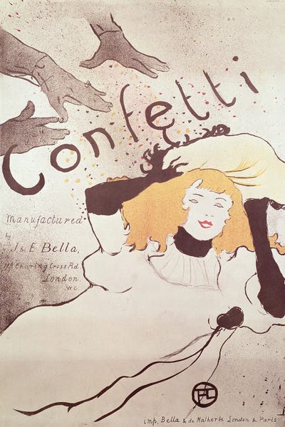 Henri de Toulouse-Lautrec: Confetti, 1893 by Henri de Toulouse-Lautrec