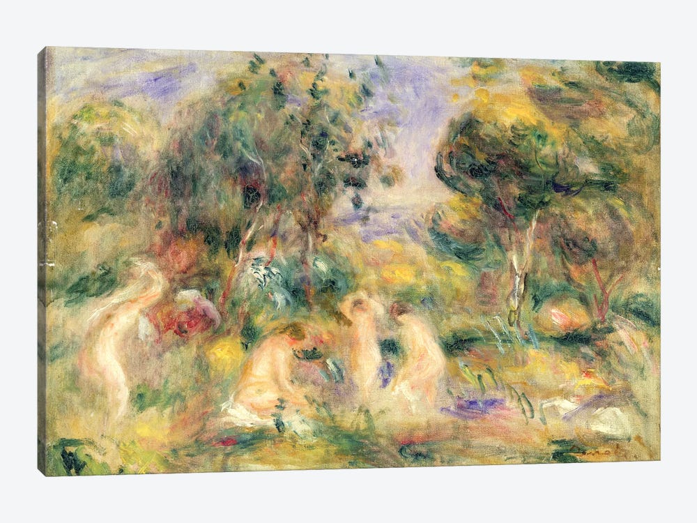 The Bathers by Pierre Auguste Renoir 1-piece Canvas Art