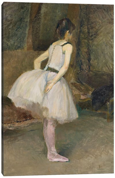 Danseuse, 1888 Canvas Art Print - Henri de Toulouse Lautrec