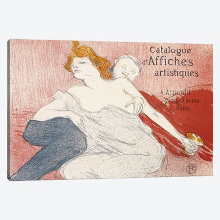 Debauche, Deuxieme Planche, 1896 Canvas Print #BMN12286} by Henri de Toulouse-Lautrec Canvas Art Print