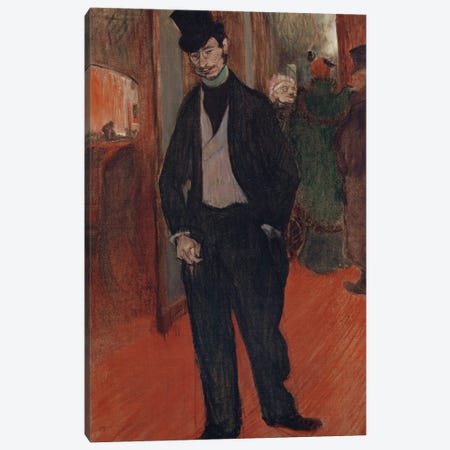 Doctor Gabriel Tapié De Céleyran In A Theatre Hall, 1894 Canvas Print #BMN12290} by Henri de Toulouse-Lautrec Art Print
