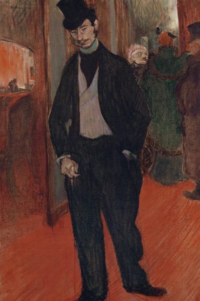 Henri de Toulouse-Lautrec: Doctor Gabriel Tapié De Céleyran In A Theatre Hall, 1894 by Henri de Toulouse-Lautrec