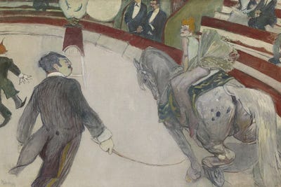 Equestrienne , 1887-88 by Henri de Toulouse-Lautrec art print
