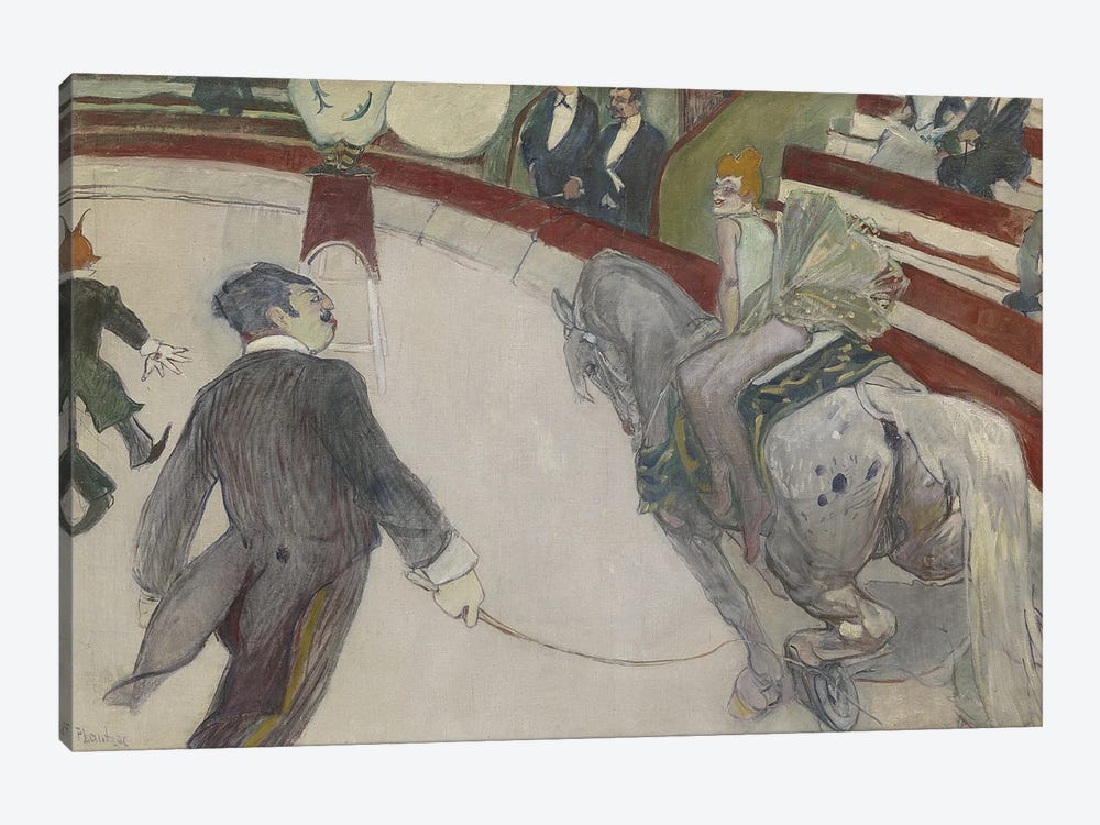 Equestrienne , 1887-88 by Henri de Toulouse-Lautrec 1-piece Canvas Art