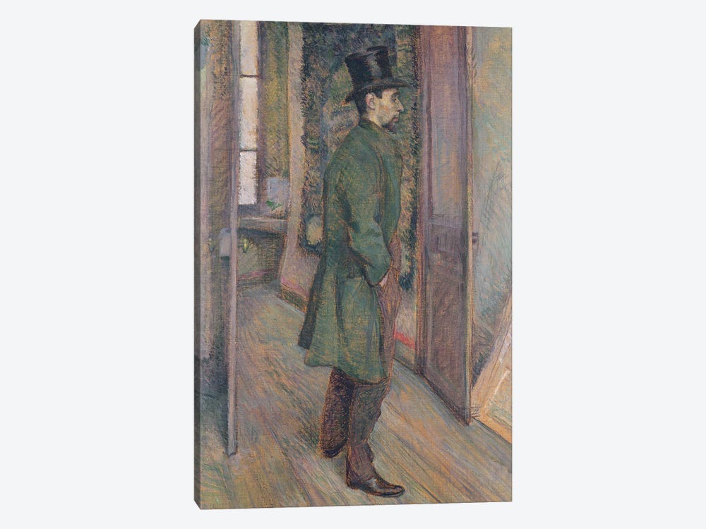 Francois Gauzy by Henri de Toulouse-Lautrec 1-piece Canvas Print