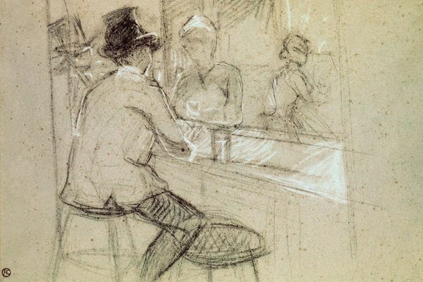 Henri de Toulouse-Lautrec: Gin Cocktails, 1886 by Henri de Toulouse-Lautrec