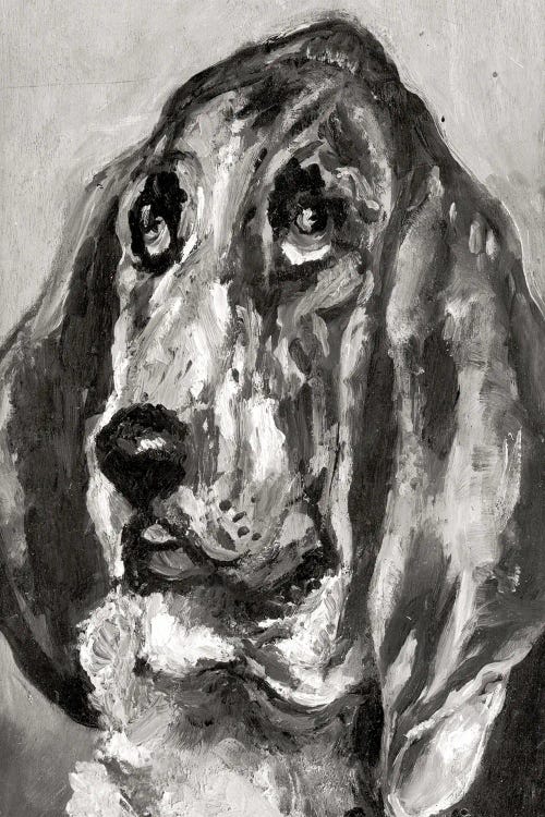 Head Of A Dog Running, 1880 by Henri de Toulouse-Lautrec wall art