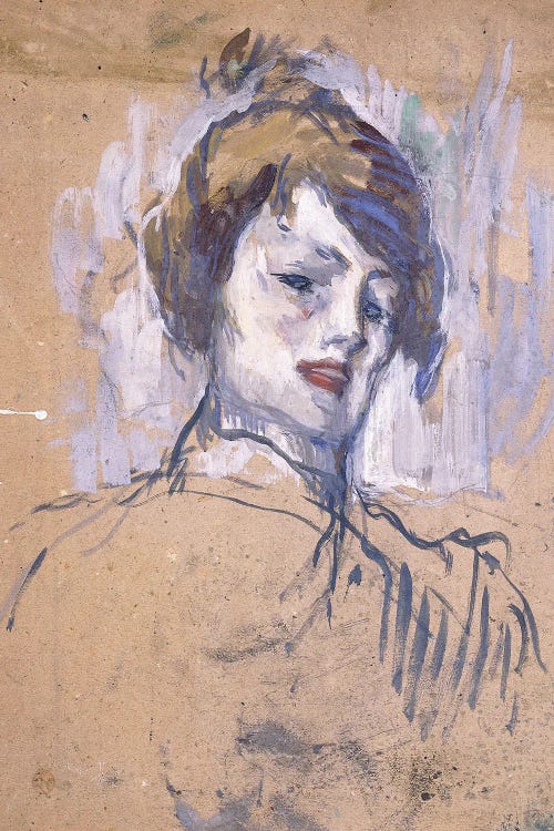 Head Of A Woman, 1896