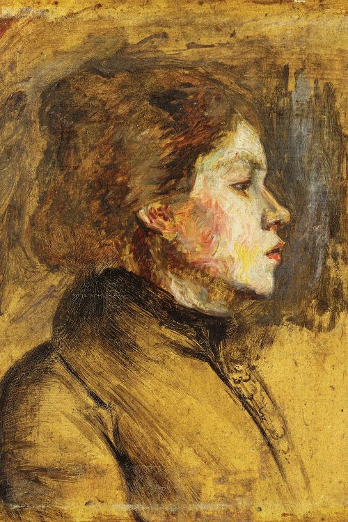 Head Of A Woman, 1899