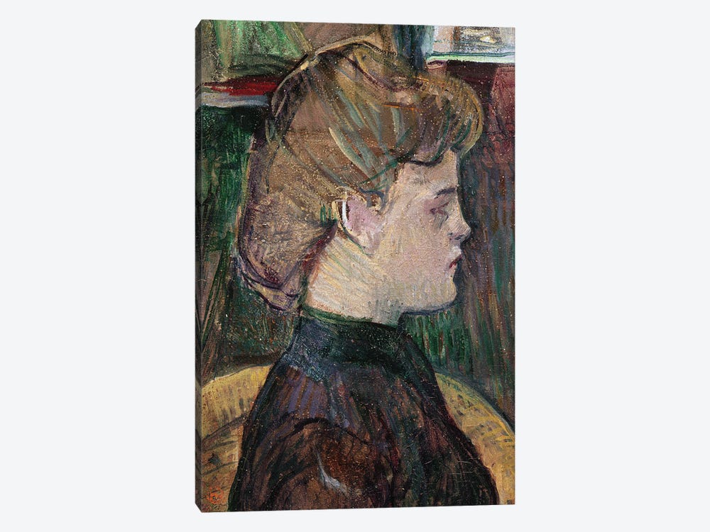 Hélène V. Juliette Vary, 1888 by Henri de Toulouse-Lautrec 1-piece Canvas Artwork
