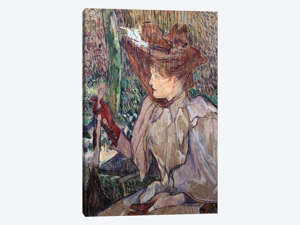 Honorine Platzer, 1891 by Henri de Toulouse-Lautrec 1-piece Canvas Artwork
