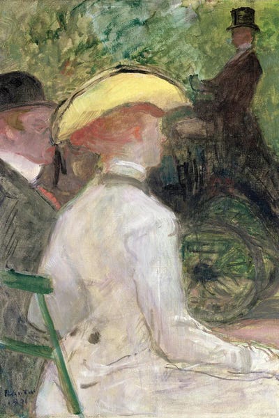 Henri de Toulouse-Lautrec: In The Bois De Boulogne, 1901 by Henri de Toulouse-Lautrec