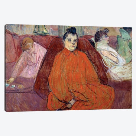 In The Living Room, The Couch Prostituees In A Brothel Waiting For Guests Canvas Print #BMN12336} by Henri de Toulouse-Lautrec Canvas Art Print