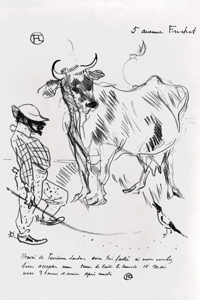 Henri de Toulouse-Lautrec: Invitation To A Cup Of Milk, 1897 by Henri de Toulouse-Lautrec